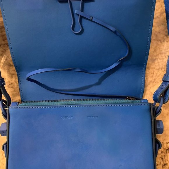 Off-White Blue Crossbody Bag - Picture 2 of 12
